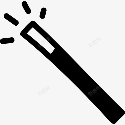 手绘魔术棒工具工具和器具图标svg_新图网 https://ixintu.com 工具和器具 手绘魔术棒工具