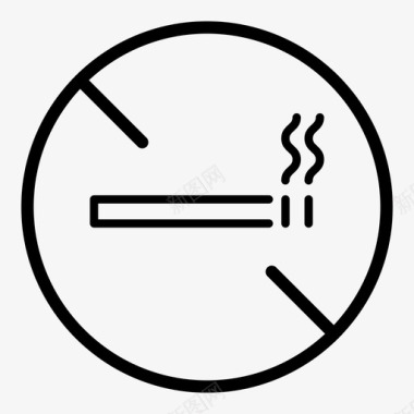 禁止吸烟已售吸烟图标图标