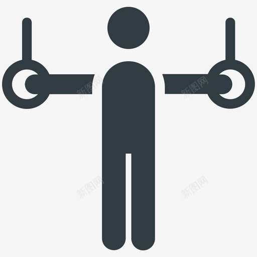 体操运动员健身酷标图标svg_新图网 https://ixintu.com 体操运动员 健身酷矢量图标
