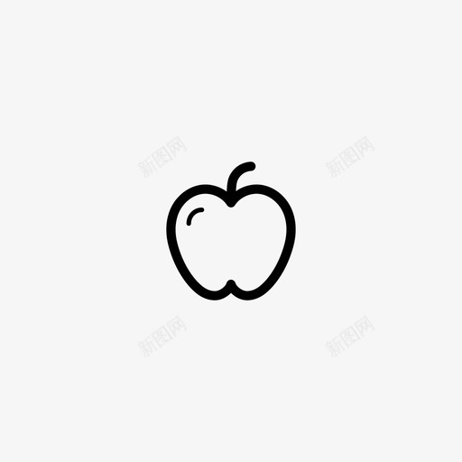 苹果美味帝国图标svg_新图网 https://ixintu.com 健康 减肥食品 品种 帝国 水果 美味 苹果