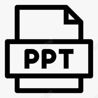 ppt文件演示文稿powerpoint演示文稿图标图标