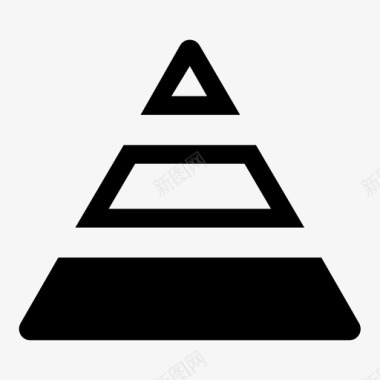 金字塔坟墓台阶图标图标