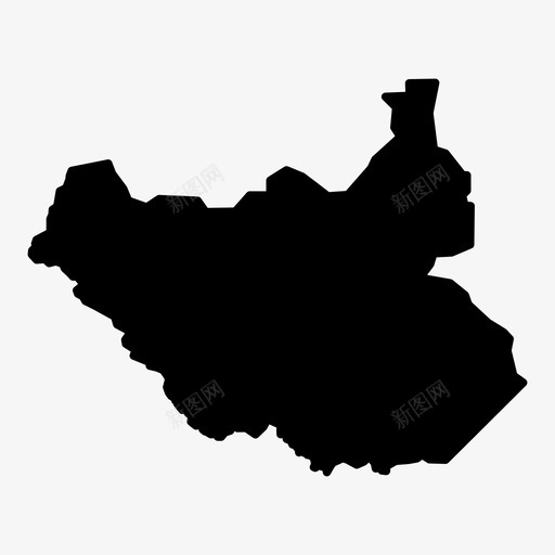 南苏丹非洲国家图标svg_新图网 https://ixintu.com 世界地图字形 位置 南苏丹 国家 土地 地区 地图 导航 非洲 领土