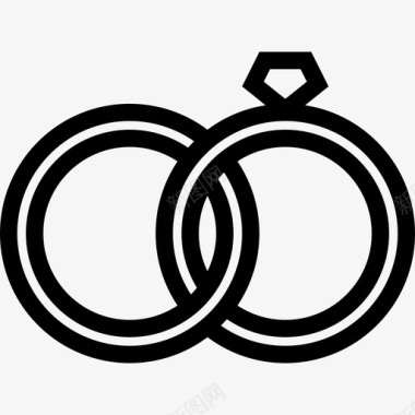戒指承诺订婚图标图标