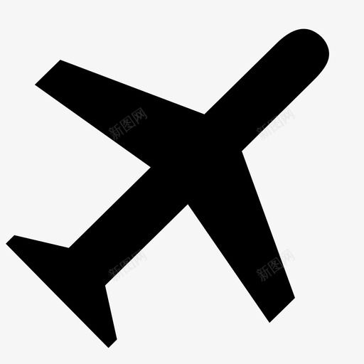 飞机旅行喷气式飞机图标svg_新图网 https://ixintu.com 假期 喷气式飞机 旅行 机场 环球 飞机 飞行