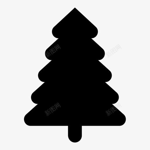 树植物派图标svg_新图网 https://ixintu.com 圣诞节 增加 多愁善感 形成 树 树木 森林 植物 毛茛 派 自然