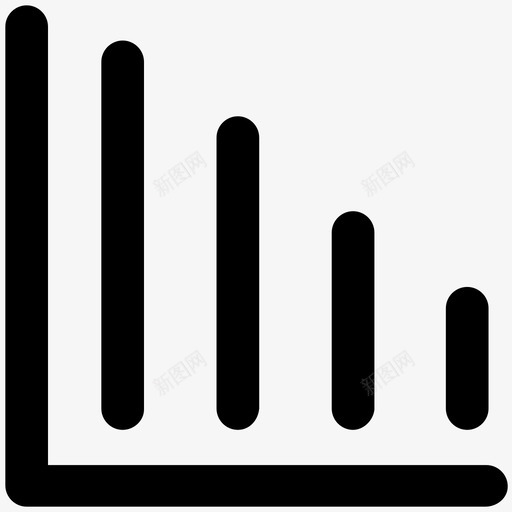 信号栏搜索引擎优化和营销加粗线图标svg_新图网 https://ixintu.com 信号栏 搜索引擎优化和营销加粗线图标