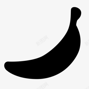 香蕉异国风味食物图标图标