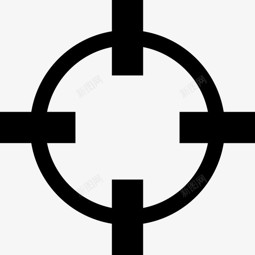 十字线变体轮廓标志基本要素图标svg_新图网 https://ixintu.com 十字线变体轮廓 基本要素 标志