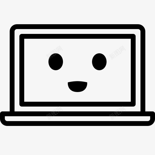 微笑杰作笔记本电脑图标svg_新图网 https://ixintu.com 头像 尖酸 微笑 放大 杰作 笑脸笔记本 笔记本电脑 脸 衣服 表情符号 队形