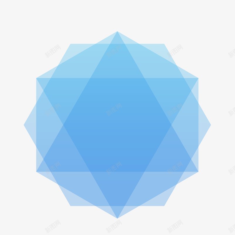蓝色科技感六边形三角形叠加几何图形图案渐变结合几何png免抠素材_新图网 https://ixintu.com logo 三角形 六边形 几何图形 几何色彩 叠加 图案 渐变结合 科技感 蓝色