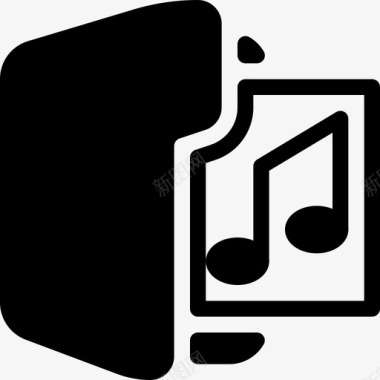 音乐文件夹播放列表文件声音图标图标