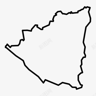 尼加拉瓜地区国家图标图标