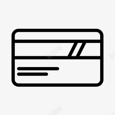 信用卡购买塑料图标图标