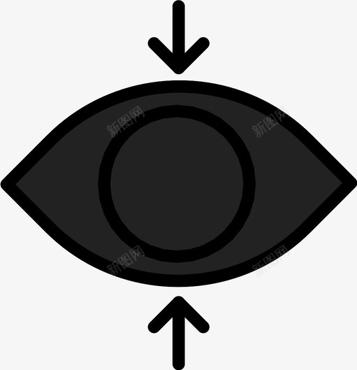 焦点视图符号形状图标svg_新图网 https://ixintu.com 形状 按钮 模糊 焦点视图 眼睛 符号 设置 调整