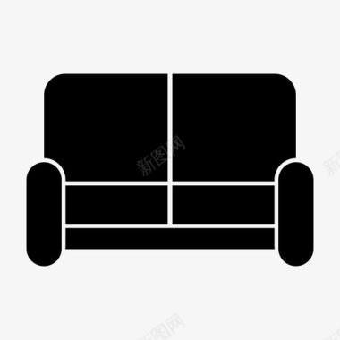 沙发休闲豪华图标图标