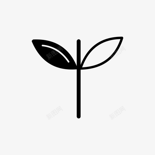 植物种子自然图标svg_新图网 https://ixintu.com 二氧化碳 叶子 树 森林 植物 水果 种子 绿色 自然 花