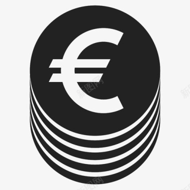 欧元支出欧洲图标图标