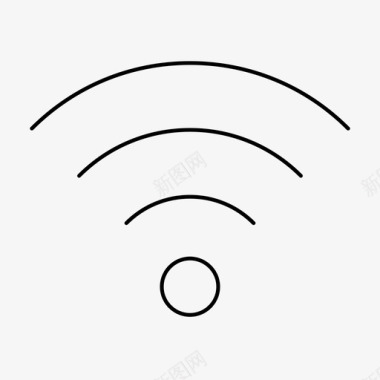 wifi技术无线电图标图标