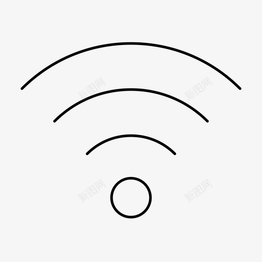 wifi技术无线电图标svg_新图网 https://ixintu.com wifi 互联网 免费wifi 技术 无线 无线电 蓝牙 计算机 连接 通信