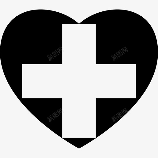瑞士的心脏旗国旗心跳图标svg_新图网 https://ixintu.com 国旗 心跳 瑞士的心脏旗
