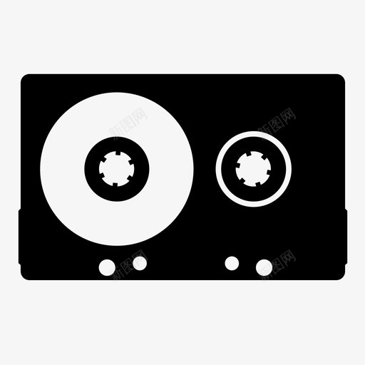 盒式磁带音频娱乐图标svg_新图网 https://ixintu.com 娱乐 录音 播放 混音磁带 盒式磁带 音乐 音频