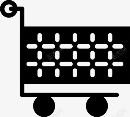 购物车轮子运输工具图标图标