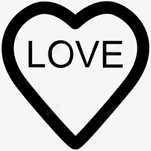 爱爱和浪漫大胆的线图标svg_新图网 https://ixintu.com 爱 爱和浪漫大胆的线图标