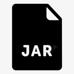 java存档jar文件保存纸张图标高清图片