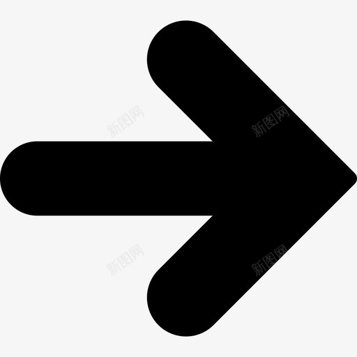 右箭头方向图标svg_新图网 https://ixintu.com 位置 信号 右 指针 方向 移动 符号 箭头 箭头实心图标
