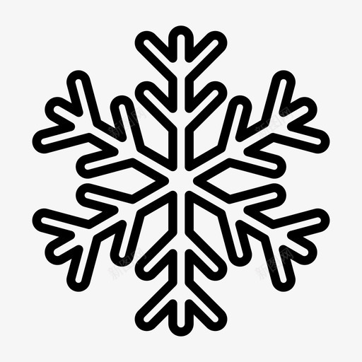 雪花寒冷粒子图标svg_新图网 https://ixintu.com 冬天 圣诞节 天气 寒冷 斑点 碎片 粒子 雪花