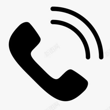 电话呼叫通话响铃图标图标