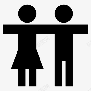 夫妻未婚夫女人图标图标