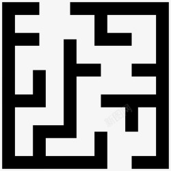 蛋糕终点迷宫迷宫路径网络图标高清图片
