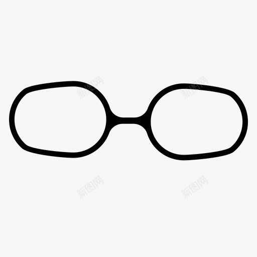 眼镜复古风景图标svg_新图网 https://ixintu.com 复古 学习 框架 看 眼镜 知识渊博 视力 风景