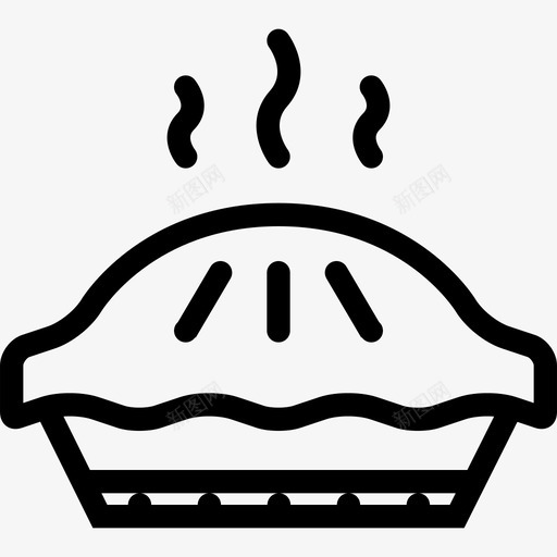 馅饼甜点店糕点图标svg_新图网 https://ixintu.com 咖啡厅 咖啡厅轮廓 咖啡店 甜点 甜点店 糕点 蛋糕 馅饼