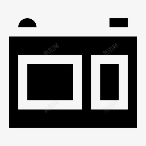 数码相机商务服务第二卷固态图标svg_新图网 https://ixintu.com 商务服务第二卷固态 数码相机