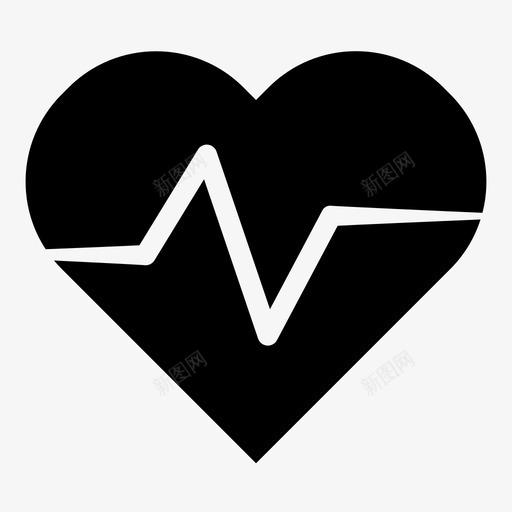心跳生命心脏信号图标svg_新图网 https://ixintu.com 心脏信号 心跳 注意 活力 活动 活跃的心脏 生命 紧急情况 行动 表现