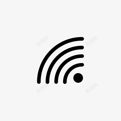 wifi已售出无图标svg_新图网 https://ixintu.com wifi 互联网 保留 已售出 无 无线 粗体 网络 连接 金色