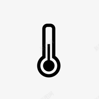 温度计冷感觉图标图标