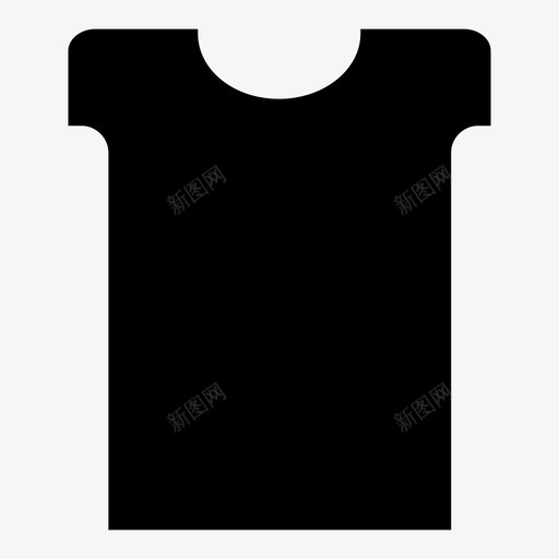 采购产品T恤黑色衣服图标svg_新图网 https://ixintu.com 衣服 衬衫 运动 采购产品T恤 黑色