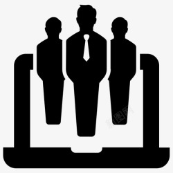 演讲背景视频视频会议旅行主题图标高清图片
