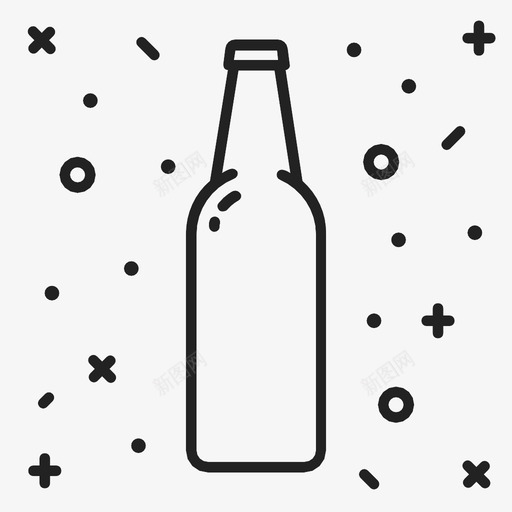 啤酒严肃简历图标svg_新图网 https://ixintu.com 严肃 占星术 啤酒 工艺 弓箭手 标牌 简历 酒吧 酒瓶 酒精