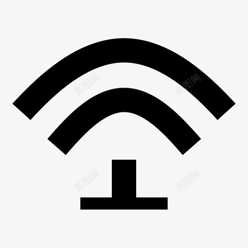 物联网报警云计算图标svg_新图网 https://ixintu.com 云计算 内网 报警 无线信号 无线电波 物联网 连接强度 音量电平