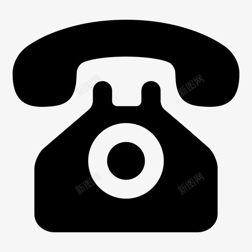 电话开始签名图标svg_新图网 https://ixintu.com ui字形 信息 分析 单击 开始 技术 旧的典型电话 电话 电话呼叫 签名