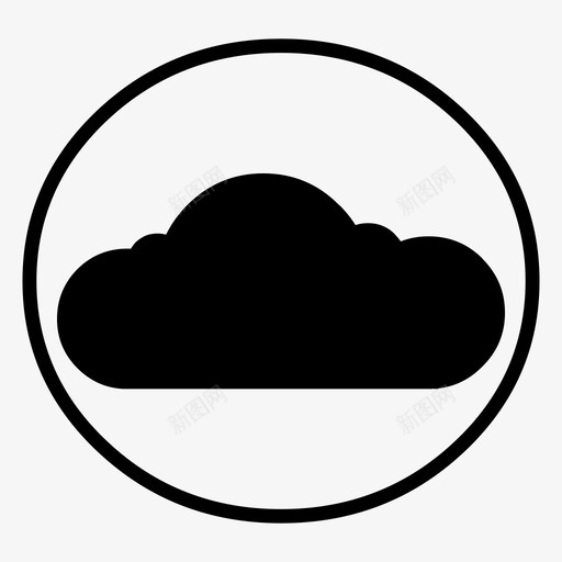 云水蒸汽图标svg_新图网 https://ixintu.com 上面 云 天气 数据 水 自然 蒸汽 软件 降水 雨