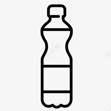 水瓶饮料水合物图标图标