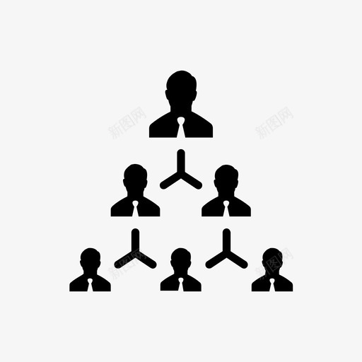 层次商人管理图标svg_新图网 https://ixintu.com 商业小卷2 商人 层次 排名 管理 经理 结构 职位 自上而下 订单