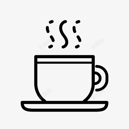 热咖啡出售不图标svg_新图网 https://ixintu.com 不 出售 咖啡馆 持有 杯子 热咖啡 粗体 茶 饮料 黄金