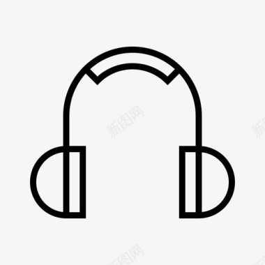 耳机听力接口图标图标